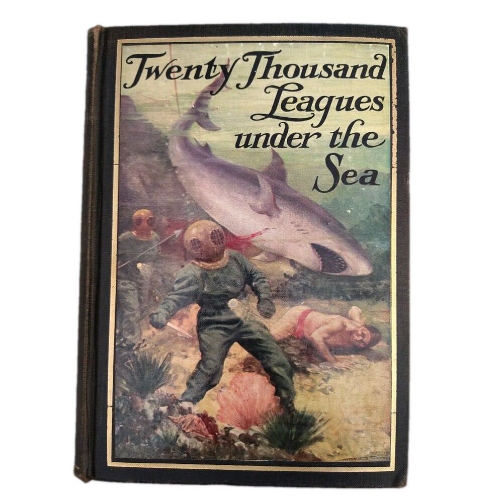 Twenty Thousand Leagues Under The Sea By Jules Verne 1932 Hardcover Illustrated